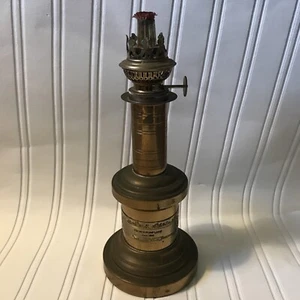French Pump Lamp Circa 1800, Brass, Wick Included Lighting - Herrloom Brass - Picture 1 of 8