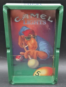 Cenicero de mesa de billar cigarrillo luces camel Joe Cool 1992 vintage - Imagen 1 de 3