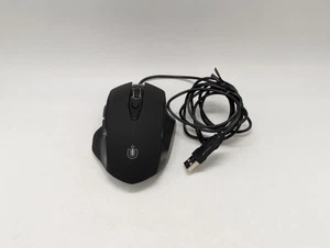 Uineer U6W USB wired gaming mouse side buttons 7200 DPI ergonomic black - Picture 1 of 12
