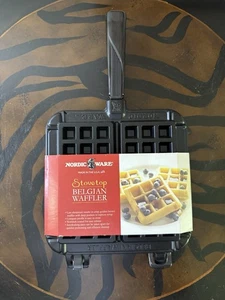 Brand New Nordic Ware Cast Aluminum Stovetop Belgian Waffler - Picture 1 of 2