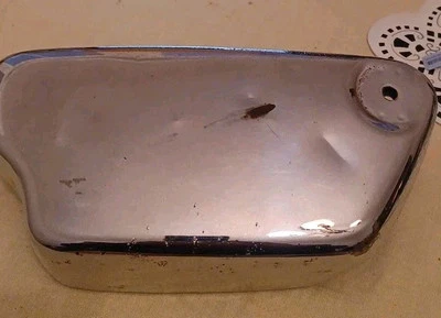 1967 HONDA CL77 Left SIDE COVER CHROMED PANEL CL 77  CL72 - Image 1 of 4