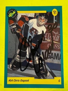 69711 1991 Classic #43 Chris Osgood IN PERSON AUTO AUTOGRAPH - Bild 1 von 3