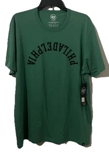 Philadelphia Eagles 47' Marke Flip Script Baumwolle T-Shirt Herren XL - Bild 1 von 6