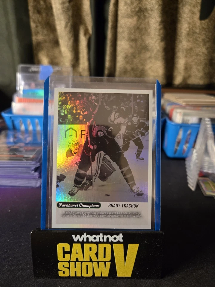 2023-24 Parkhurst Champions Wire Images #WI-7 Brady Tkachuk - Image 1 of 2