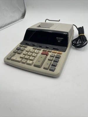 Sharp Calculator Adding Machine EL-2630PII Commercial 12 Digit Printing Office - Image 1 of 4