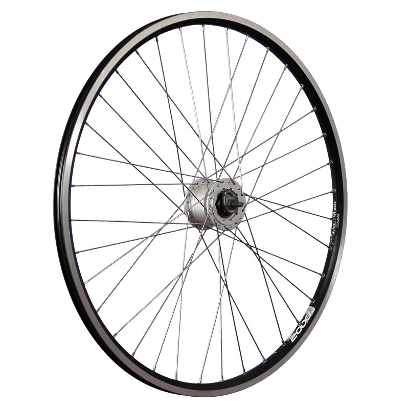 Laufrad 28 Zoll Vorderrad Shimano Nabendynamo DH-C6000 für Rollenbremse schwarz - Bild 1 von 1