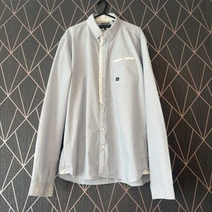 Men’s Duck And Cover Striped Shirt - Uk Size 2XL - Picture 1 of 15