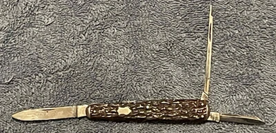 Navaja de bolsillo Keen Kutter vintage con lima Foto 1 de 3