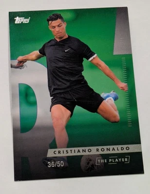 2020 Topps X Cristiano Ronaldo The Player Green /50 Cristiano Ronaldo SP - Bild 1 von 2