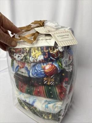Mama Koala Washable Cloth Diapers Christmas NEW Package Of 6 One Size 8-35lb - Image 1 of 4
