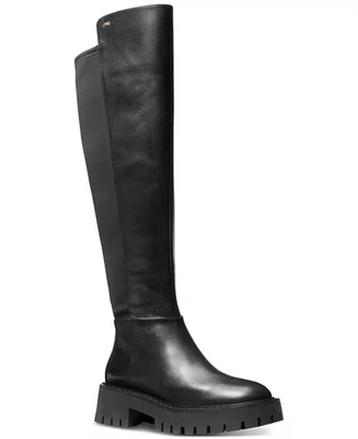 Michael Kors Asher Knee High Wide Calf Boots Black - Image 1 of 4