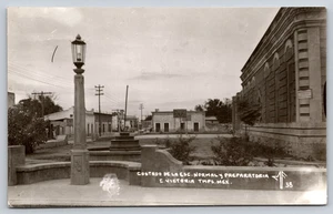 Postcard RPPC Mexico Costado De La Esc Normal Y Preparatori C Victoria Tmps - Picture 1 of 2