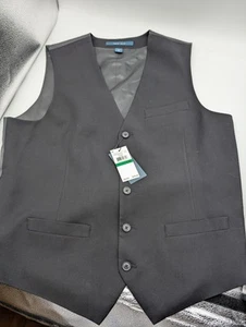 Perry Ellis Men's Gray Vest for Suit Size Large NWT - Picture 1 of 7