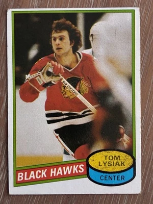 1980-81 Topps Tom Lysiak Chicago Blackhawks Hockey Card #247 - Image 1 of 2