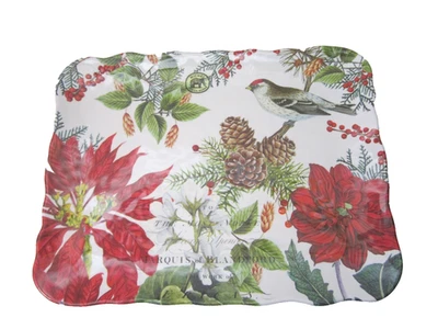 Bandeja para servir de melamina Michel Design Works alegre y brillante 15,5" festoneada Foto 1 de 4