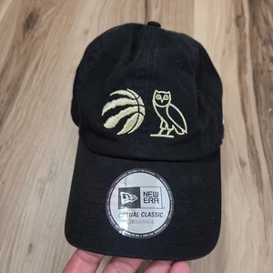 OVO New Era Raptors Hat Black Strap Back Cap Drake - Picture 1 of 8