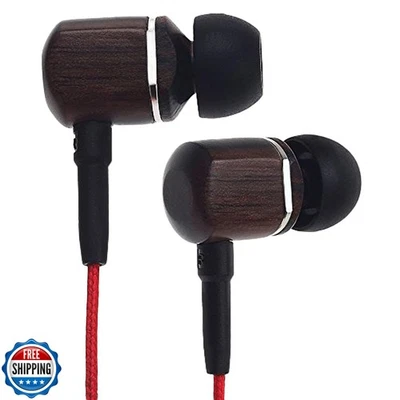 Auriculares intrauditivos Symphonized MTRX Premium de madera genuina con aislamiento de ruido con  Foto 1 de 4