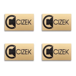 Cizek Speaker Logo Badge Emblem Custom 50.5mm(1.99")X29mm(1.14") - Picture 1 of 12