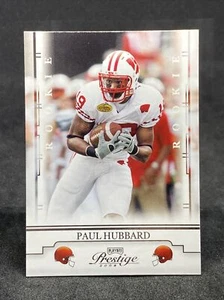 PAUL HUBBARD 2008 Playoff Prestige Football Rookie RC #183 BROWNS  - Picture 1 of 2