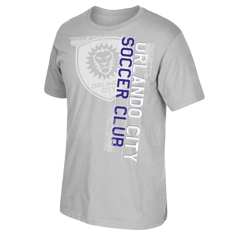 Orlando City SC MLS Licensed Men's "Beach Side" Team Graphic Grey T-Shirt Cover