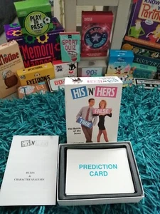 His 'n Hers Romantic Party Battle of the Sexes Card Game - Picture 1 of 10