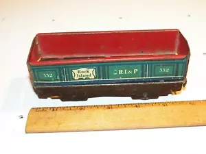 Vintage MARX O Scale Tin Litho CRI & P ROCK ISLAND Hopper Car #552 - Picture 1 of 7