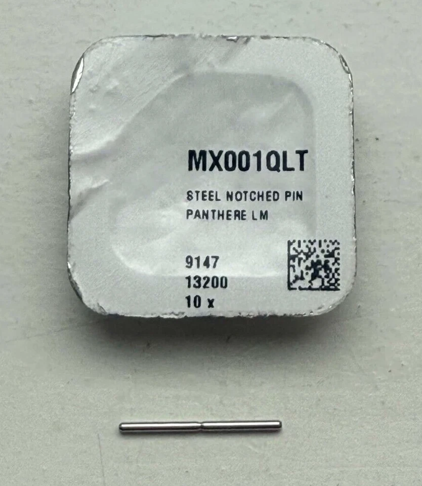 1x Genuino Cartier Panthere Pin con Muescas para Pulsera Eslabón Acero 15.9mm MX001QLT Foto 1 de 1