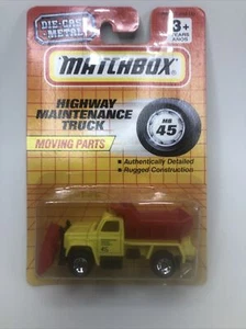 🔥1993 Matchbox #45 Highway Maintenance Truck MB45 Bilder ansehen!!🔥 - Bild 1 von 8