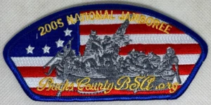 JSP BSA 2005 NATIONAL JAMBOREE BUCKS COUNTY BSA.ORG - BLUE BORDER - Picture 1 of 1