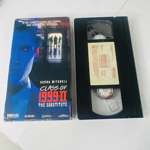 Class of 1999 II 2 The Substitute VHS Videmark 90s Sci-fi Action Horror Vtg - Picture 1 of 3