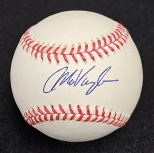 MO VAUGHN Playing Days Signature Baseball-BOSTON RED SOX-ANGELS-METS-PSA - Picture 1 of 8