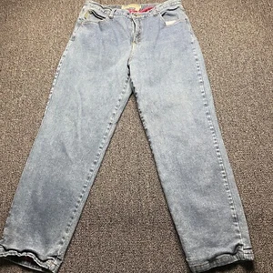 Cabela's Straight Womens Jeans Sz 16 33x29 Blue Denim Cotton Blend - Picture 1 of 8