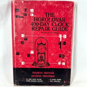Horolovar 400-Day Clock Repair Guide Charles Terwilliger 1962 4th Edition - Imagen 1 de 12