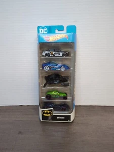 🔥 Hot Wheels 2019 Batman 5 Pack Gift Set Diecast Batmobile Riddler, Mr Freeze - Picture 1 of 7