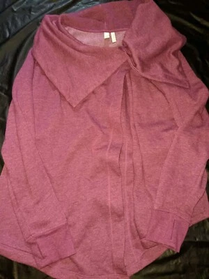 Moletom Z By Zella tamanho 2XL roxo bolsos aconchegantes fecho de pressão - Imagem 1 de 4