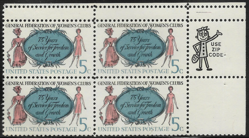 1316 5 Cent Womens Clubs Margin Block With Full Gutter At Top - Image 1 of 1