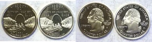 2003-S Missouri Statehood Quarter Silver & Clad Proofs 2 Coin Set - Picture 1 of 3