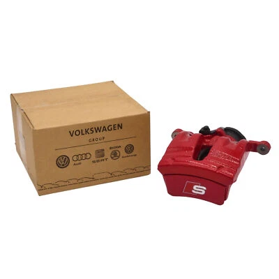 Brake Caliper Rear Right Red 350x28mm Audi A8 S8 4N D5 Original 4K0615404 - Image 1 of 4