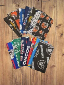 Assorted AFC NFL Cotton Fabric - 1 lb Scrap Bundle - Picture 1 of 2