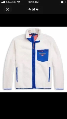Nuevo Polo Sport Ralph Lauren Hi Pile Chaqueta Polar Cremallera Completa Crema Para Hombres Talla XL Foto 1 de 3