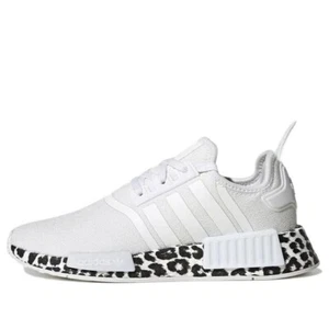 Women Adidas NMD R1 Running Shoes Sneakers White Black Leopard Print GZ1623 - Picture 1 of 24