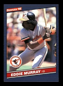 Donruss #88 1986 Eddie Murray Baltimore Orioles Salón de la fama - Imagen 1 de 2