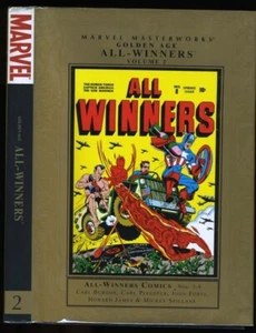 Marvel Masterworks: Golden Age All-Winners Volume 2 HB/DJ 1st/1st - Picture 1 of 2