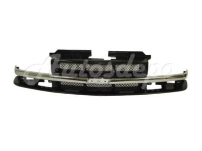 Para Chevy S10 Blazer 1998-2004 (Base Zr2) Rejilla Argent Oscuro con Moldura Cromada Foto 1 de 4