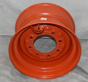 9.75x16.5 ROAD CREW Wheel/Rim fits BOBCAT 12-16.5 RIMS 12x16.5 ORANGE COLOR - Picture 1 of 7