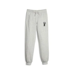 PUMA Squad Sweatpants Youth Girls Grey Casual Athletic Bottoms 67644504 - Picture 1 of 2