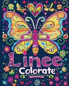 Linee colorate: Linee e Colori - Attivit? rilassante di colorazione di farfalle  - Picture 1 of 1
