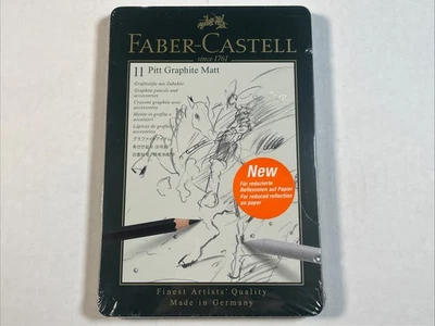 Juego de 11 lápices Faber-Castell 115220 Pitt extremadamente grafito mate resistente a la rotura Foto 1 de 4