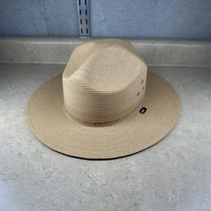 Stratton Summer NPS Straw Hat Size 7 1/8 Ranger Trooper Hat No Strap - Picture 1 of 5