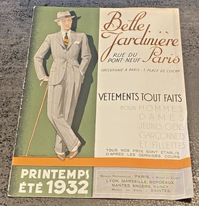 Catalogue BELLE JARDINIERE - Avec Tarifs Printemps Eté 1932  -  Bel Etat. - Picture 1 of 7
